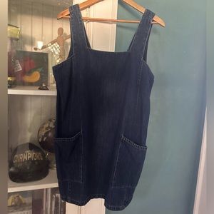 Life in Progress Denim Jumper with Pockets